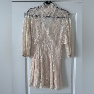Free People Lace Mini Dress